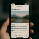 Publication Instagram avec notification de la famille et des amis