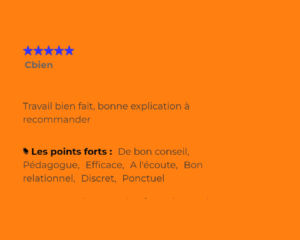 Votre satisfaction, c'est mon objectif.